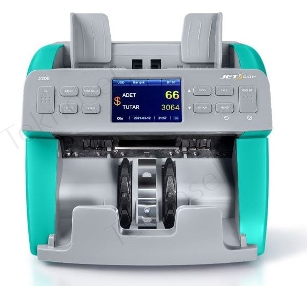 Jetcom 5200 Karışık Para Sayma Makinesi