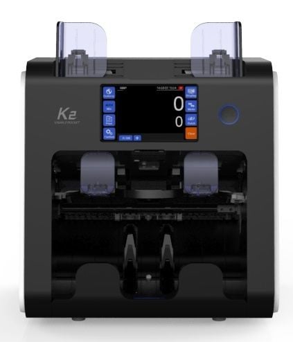 Kisan K2 <br /> Çift Katlı Para Sayma Makinesi TL,USD,EUR,GBP