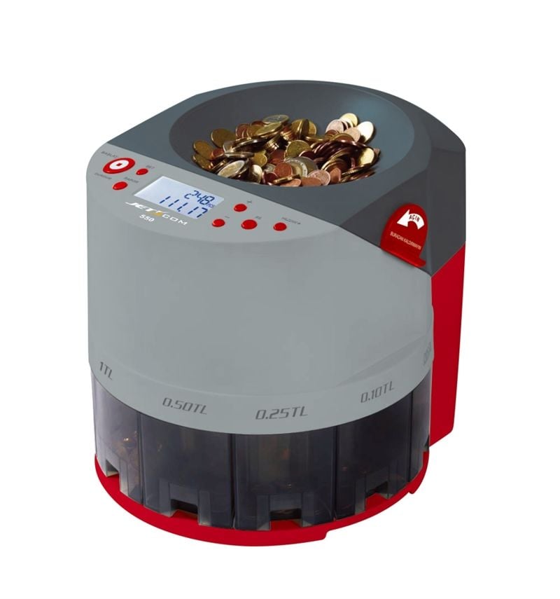 Jetcom 550 Madeni Para Sayma Makinesi