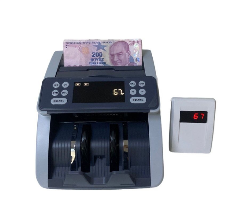 Accucon V1 Ekonomik Para Sayma Makinesi (sahte tespitli - karışık sayım yapmaz)