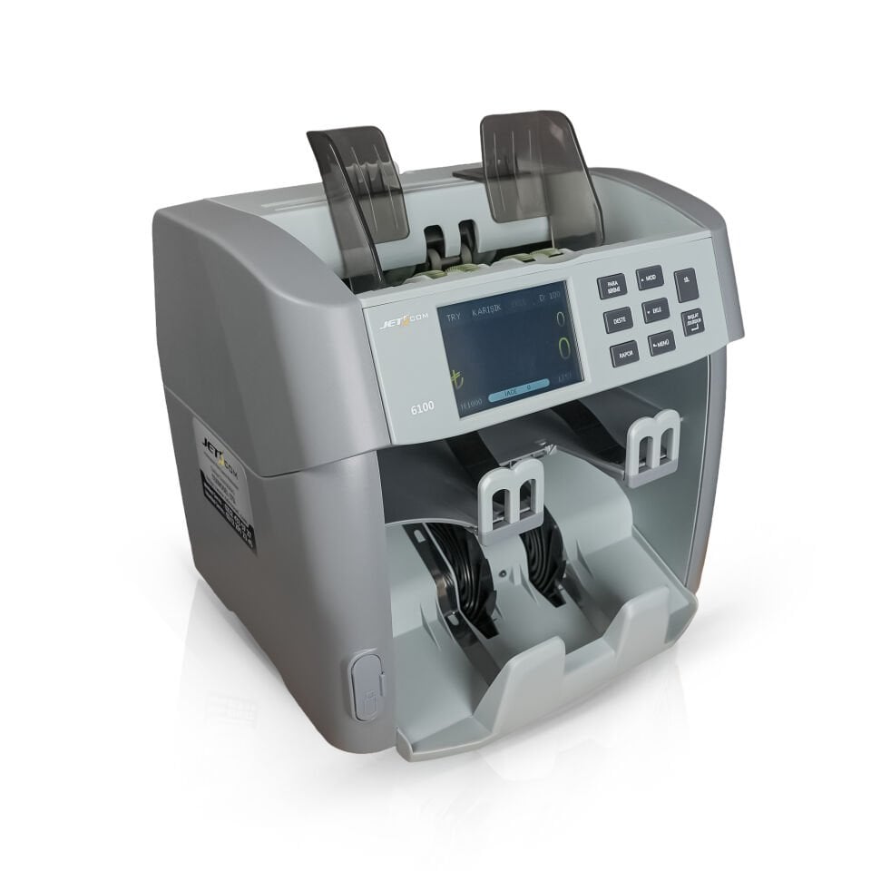 Jetcom 6100 Çift Katlı Para Sayma Makinesi