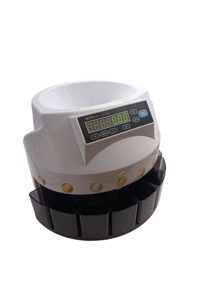 Jetcoin JC-80 Madeni Para Sayma Makinesi (Euro)